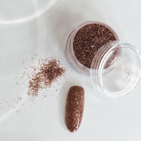 NOVEL Brownie copper glitter