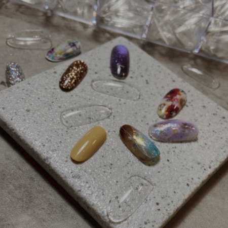 Angelanails 高透明彈性甲片-圓型亮面