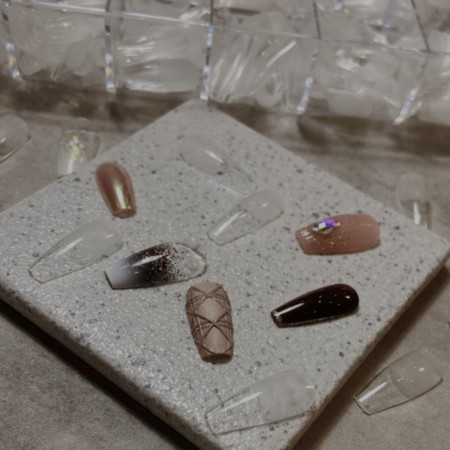 Angelanails 高透明彈性甲片-梯型半霧面