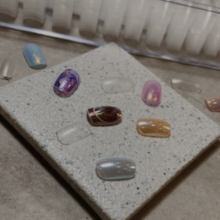 Angelanails 高透明彈性甲片-短方圓霧面
