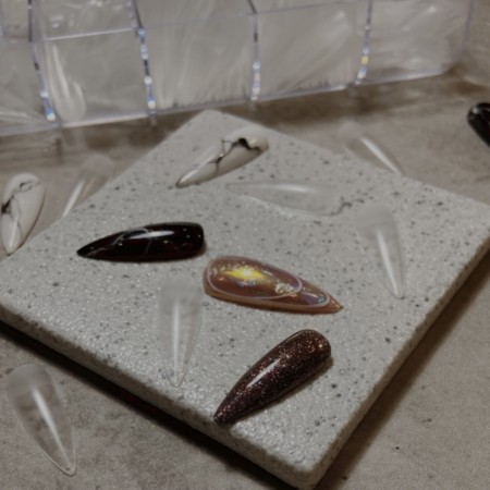 Angelanails 高透明彈性甲片-尖型霧面