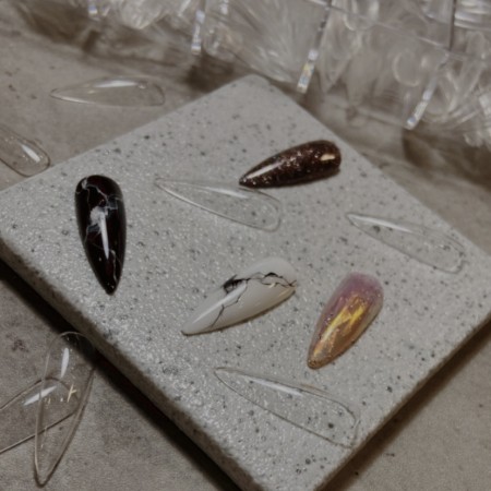 Angelanails 高透明彈性甲片-尖型亮面