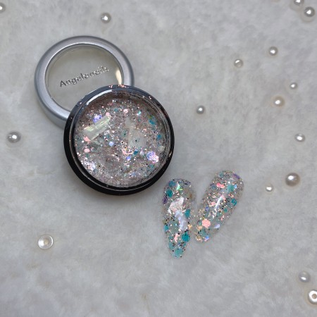 Angelanails  灰罐系列亮粉 S-2