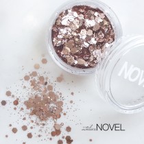 NOVEL Brownie pink glitter