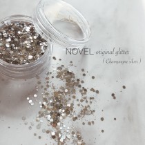 NOVEL Original glitter (champagne silver)
