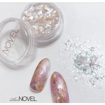 NOVEL Fancy aurora flake (aqua pink)