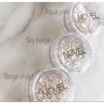 NOVEL Fancy aurora flake (beige violet)