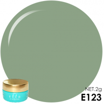 ella by SHINYGEL color E123 Foggy Green