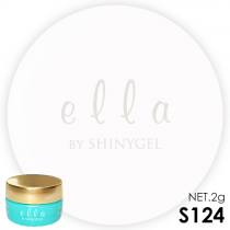 ella by SHINYGEL color S124 Fuzzy White