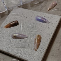 Angelanails 高透明彈性甲片-圓尖型半霧面