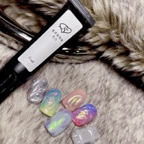 美展優惠 Angelanails 免清造型膠乳白、霧黑組合