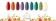 ella by SHINYGEL color M148 Scarlet Green