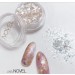 NOVEL Fancy aurora flake (aqua pink)